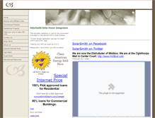 Tablet Screenshot of mysolarsmith.com